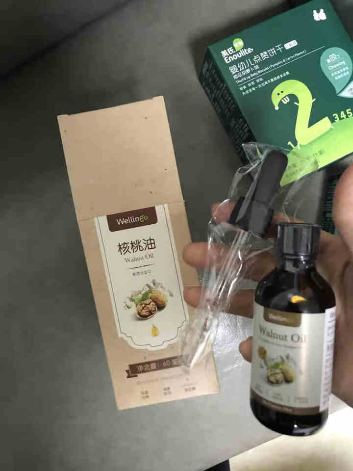 Wellingo/伟灵格新西兰核桃油婴幼儿食用辅食油dha婴儿儿童宝宝孕妇营养油 60ml怎么样，好用吗，口碑，心得，评价，试用报告,第2张