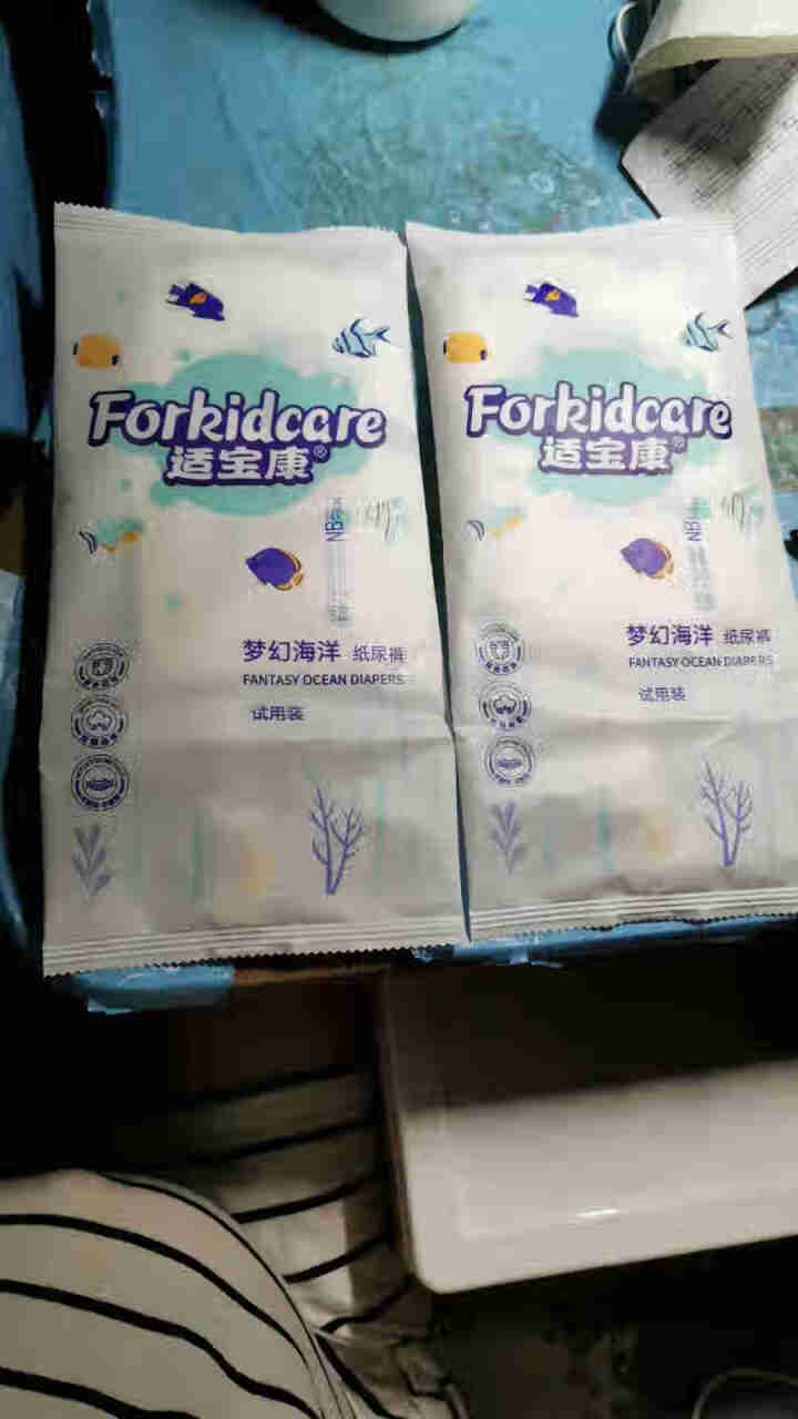 适宝康·Forkidcare 梦幻海洋纸尿裤试用装NB码*4片 适合5kg以下婴儿尿不湿超薄透气干爽怎么样，好用吗，口碑，心得，评价，试用报告,第3张