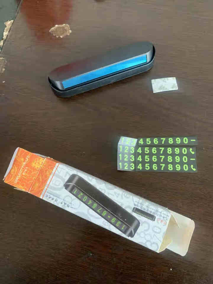 汽车临时停车牌挪车电话号码牌车载手机号码牌多功能隐藏式车载电话号码牌内饰品创意挪车电话临时停靠移车牌 黑色怎么样，好用吗，口碑，心得，评价，试用报告,第2张