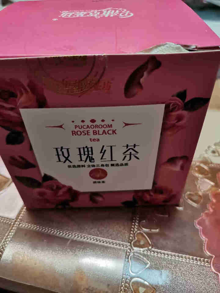 蒲草茶坊玫瑰红茶女人养颜玫瑰味花茶三角茶袋盒装花草茶30g 一袋装（3g*10袋）怎么样，好用吗，口碑，心得，评价，试用报告,第3张