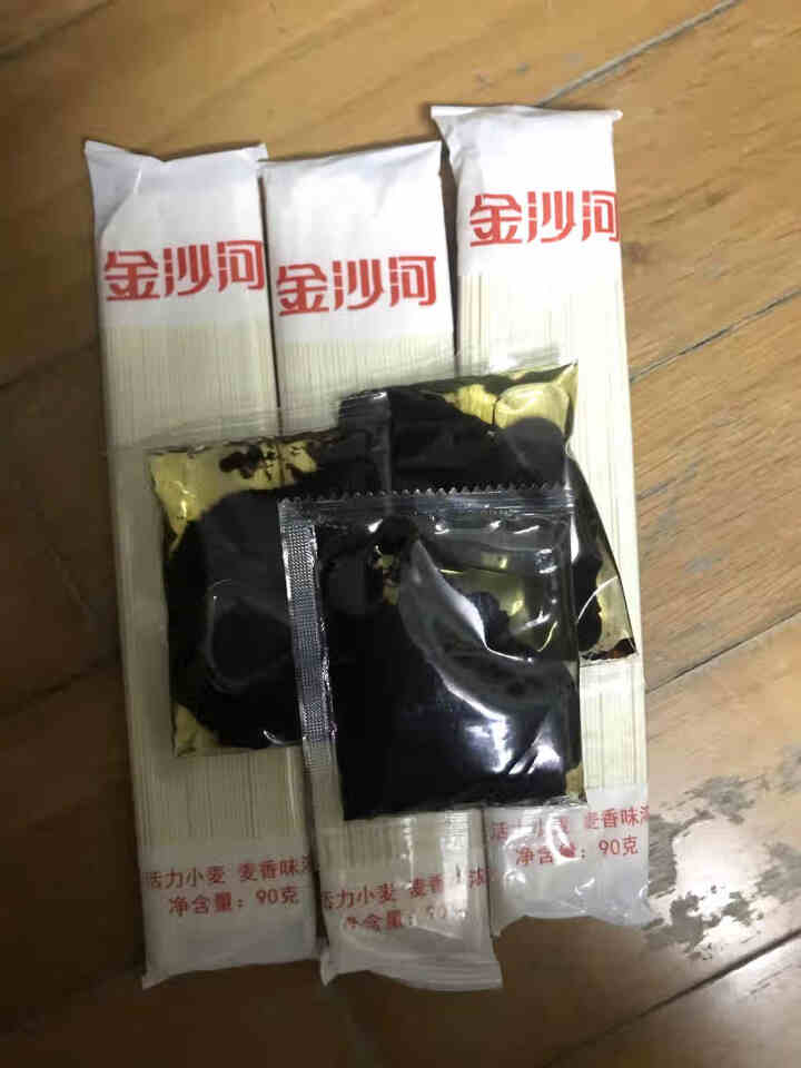 金沙河葱油拌面 非油炸 方便速食 3人份包含酱包怎么样，好用吗，口碑，心得，评价，试用报告,第4张