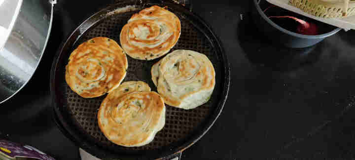 大由大 老上海葱油饼 早餐 培根香肠 火腿烤肠伴侣 手抓饼 早茶点心早餐早点烘焙食材 老上海葱油饼10片 90g/袋怎么样，好用吗，口碑，心得，评价，试用报告,第3张