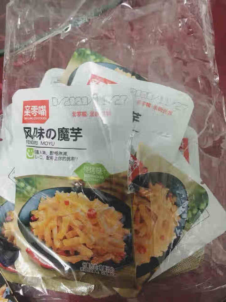 亲零嘴 魔芋爽零食素毛肚辣条休闲零食小吃 烧烤味15包怎么样，好用吗，口碑，心得，评价，试用报告,第2张