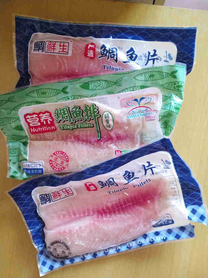 双湖 冷冻鱼排鲷鱼片罗非鱼无刺鱼柳110g*6袋 烧烤火锅食材 健身儿童辅食 原味黑椒蒜香各2袋怎么样，好用吗，口碑，心得，评价，试用报告,第3张