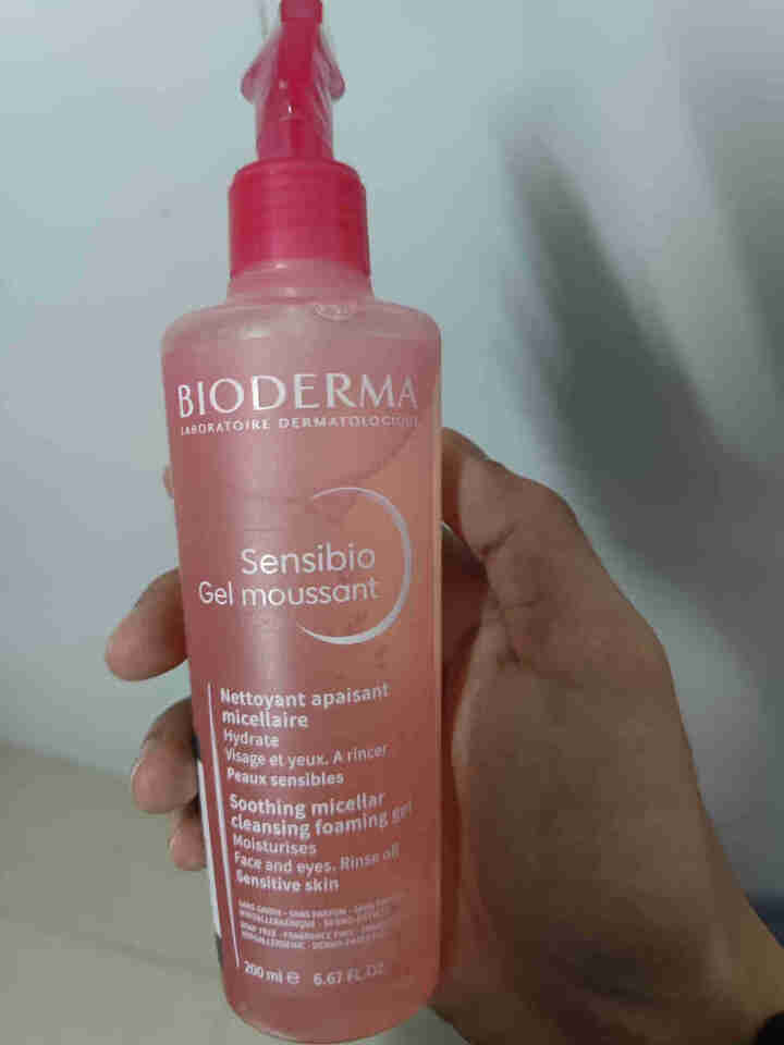 法国贝德玛（BIODERMA）舒妍修护洁肤凝胶洗面奶洁面乳200ml（ 温和清洁卸妆  舒缓保湿 低泡无皂基）怎么样，好用吗，口碑，心得，评价，试用报告,第4张