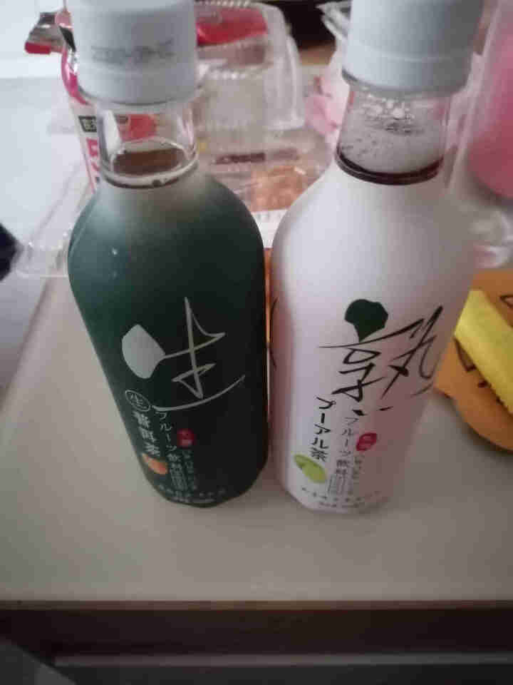 明仕日式无糖茶饮料 普洱生熟茶不含脂果味网红饮品 500ml/瓶 尝鲜生茶+熟茶（各一瓶）怎么样，好用吗，口碑，心得，评价，试用报告,第4张