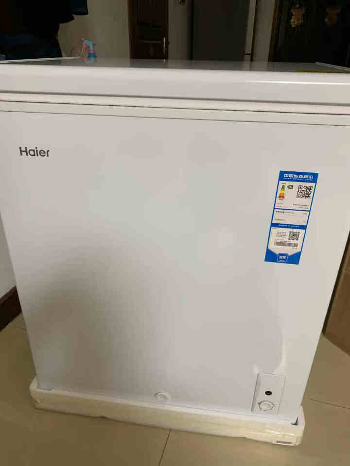 海尔（Haier）143升低霜家用冷柜冷藏冷冻转换冰柜 节能单温母婴母乳小冰箱 BC/BD,第2张