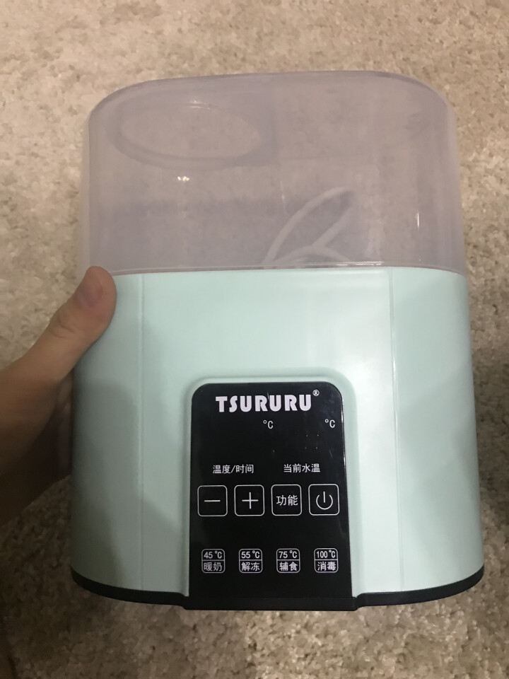 TSURURU 温奶器奶瓶消毒器二合一恒温调奶器智能暖奶器热奶器 薄荷绿怎么样，好用吗，口碑，心得，评价，试用报告,第2张