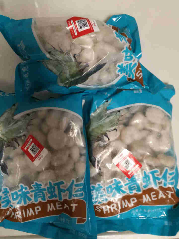 蹭鲜 国产虾仁1.5kg 3斤装 福建海鲜 青虾仁500g*3包 虾仁1.5kg怎么样，好用吗，口碑，心得，评价，试用报告,第2张