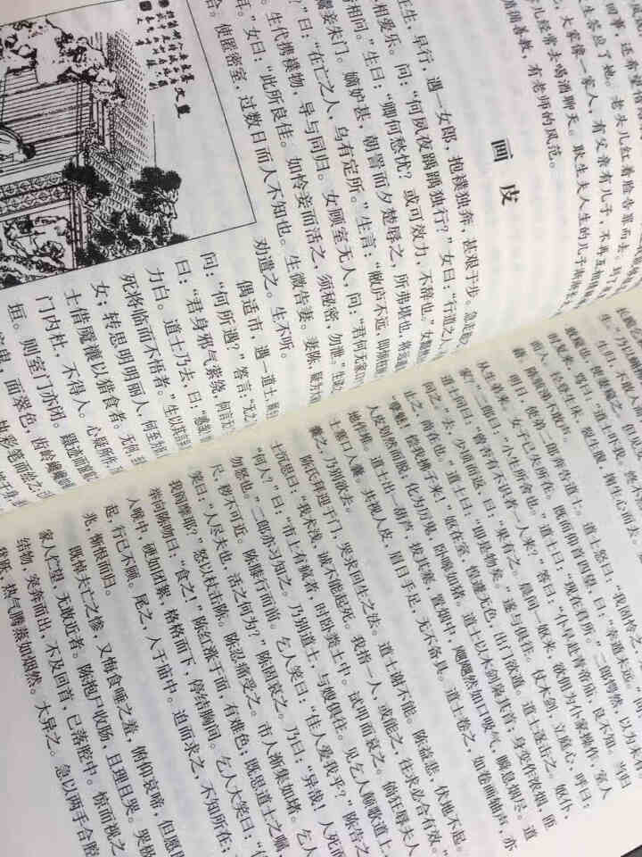 【赠2张明信片】聊斋志异 2册 原著+译文 文白对照 无障碍阅读版 画皮聂小倩宁采臣 中国古典小说怎么样，好用吗，口碑，心得，评价，试用报告,第9张