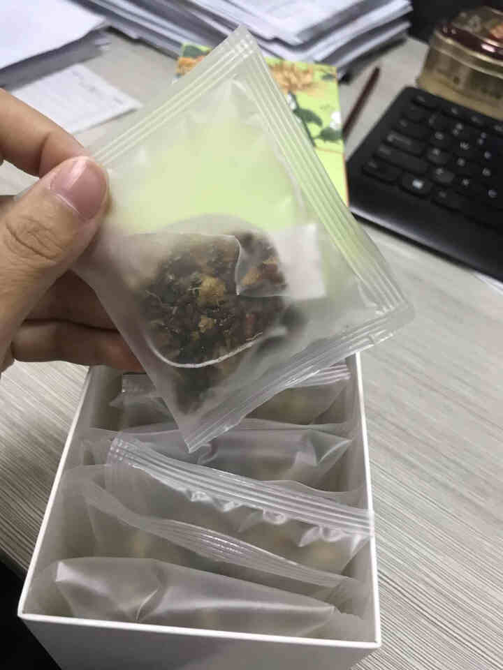 金银花茶枸杞菊花茶决明子小包清养生茶组合花茶火去肝明目护眼组合男女泡水喝（8g*15包/盒） 单品体验装（8g*15包/盒）怎么样，好用吗，口碑，心得，评价，试,第4张