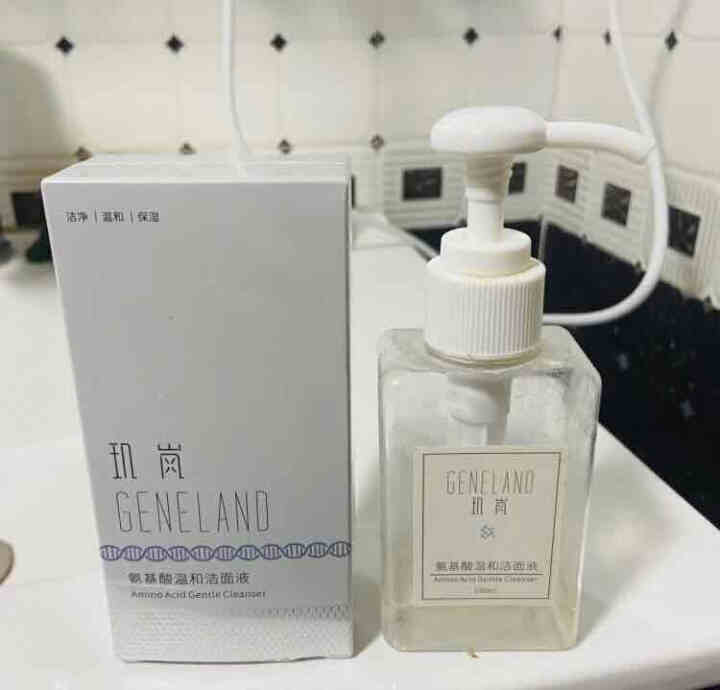 玑岚Geneland氨基酸温和洁面液弱酸性卸妆洗面奶 100ml 不紧绷保湿不伤肤 男女士敏感肌可用 氨基酸洁面液100ml怎么样，好用吗，口碑，心得，评价，试,第3张