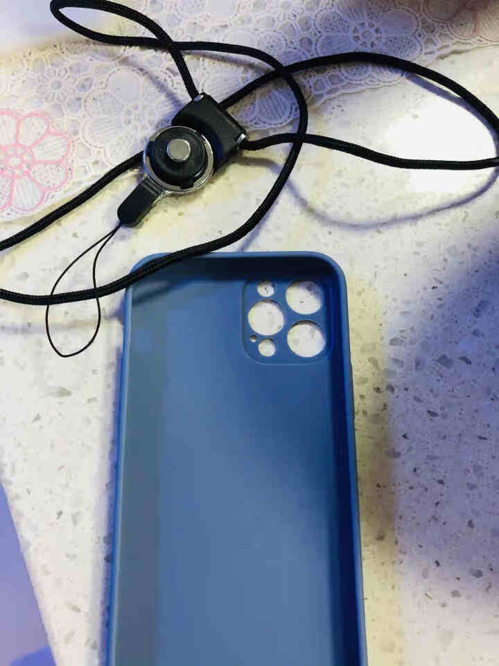 汉牌 苹果12手机壳iPhone12promax/mini保护套保护套硅胶全包防摔直边软壳 经典黑,第4张