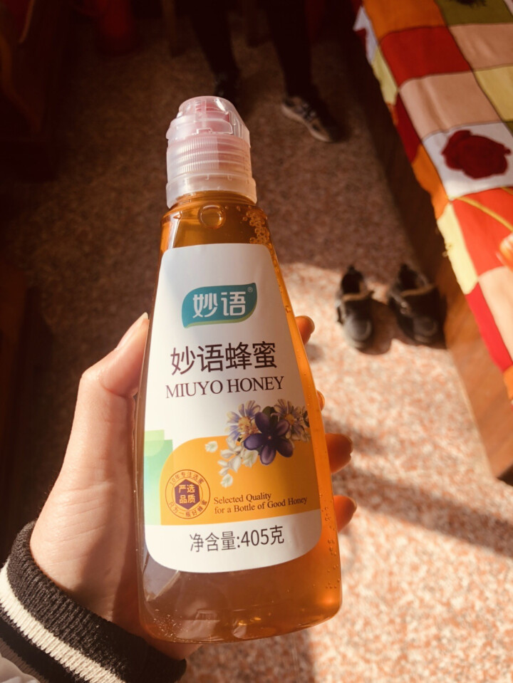 妙语（MiuYo）纯净天然农家自产土取蜂蜜 405g*1瓶怎么样，好用吗，口碑，心得，评价，试用报告,第2张