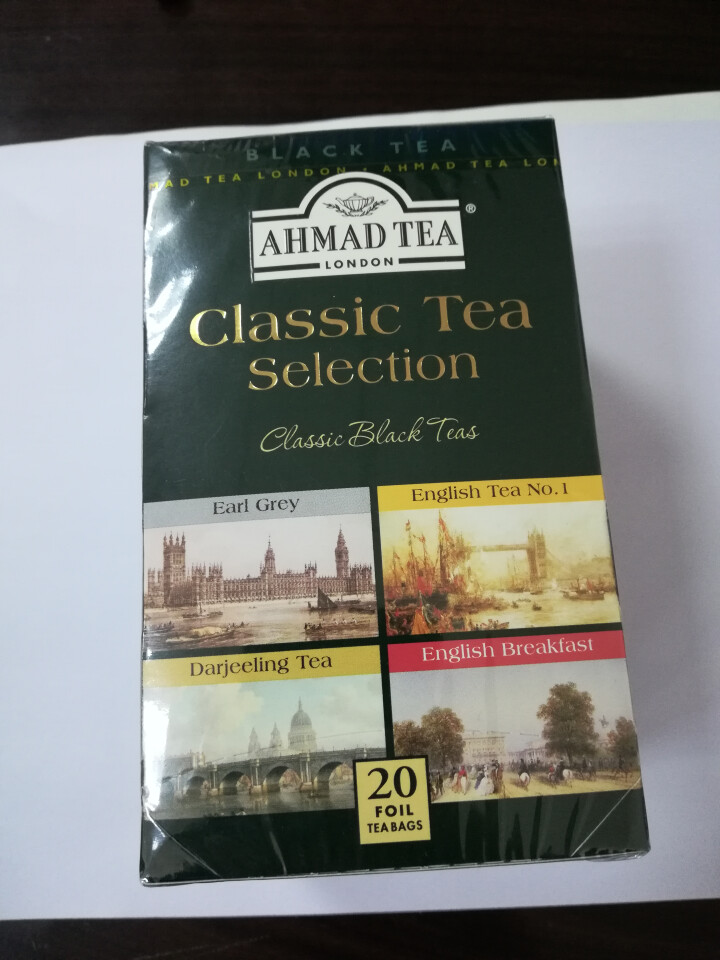 英国亚曼(AHMAD TEA)原装进口经典英式红茶四合一组合装伯爵大吉岭早餐袋泡红茶2g*20包怎么样，好用吗，口碑，心得，评价，试用报告,第2张