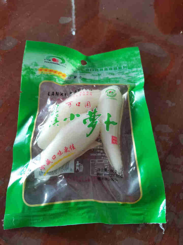 金华特产兰溪小萝卜 酸辣泡菜萝卜 酱腌菜泡椒味泡萝卜休闲零食下饭菜 60g*1袋装怎么样，好用吗，口碑，心得，评价，试用报告,第2张