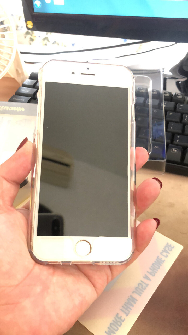 晶罡 iphone6s护盾手机壳苹果6/7/8plus双面全包防摔保护套潮男女款透明新款带钢化膜外套 苹果6/6S,第4张