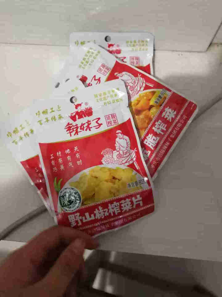 重庆涪陵辣妹子榨菜涪陵脆爽咸菜丝80g*5包开味佐餐下饭菜 80g混合口味5袋怎么样，好用吗，口碑，心得，评价，试用报告,第2张