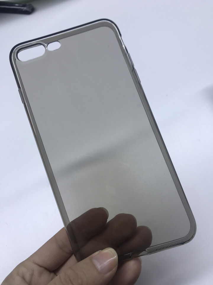 Piware 超薄透明手机壳适用于苹果7/7p/8/8plus新款iPhoneX防摔全包手机软壳 iPhone8p_透明软壳_ 深空灰怎么样，好用吗，口碑，心得,第3张