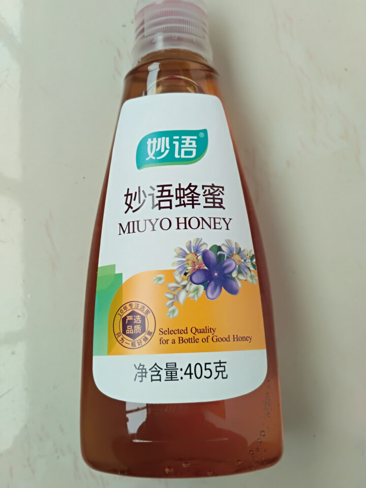 妙语（MiuYo）纯净天然农家自产土取蜂蜜 405g*1瓶怎么样，好用吗，口碑，心得，评价，试用报告,第3张