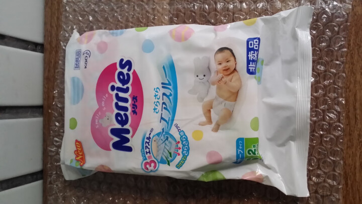 花王（Merries）【旗舰店】日本原装进口 婴儿纸尿裤小号尿不湿（4,第3张