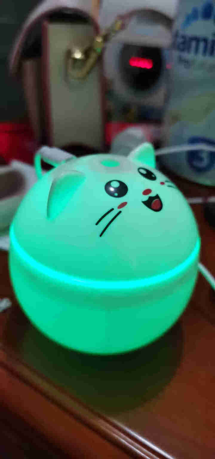 【美意达】创意猫加湿器usb迷你家用车载卧室空气加湿礼品 粉色怎么样，好用吗，口碑，心得，评价，试用报告,第3张