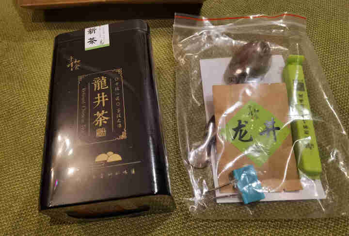 千样初食 龙井茶 绿茶茶叶西湖新茶 雨前春茶黑金罐装 黑金龙井 125克怎么样，好用吗，口碑，心得，评价，试用报告,第4张