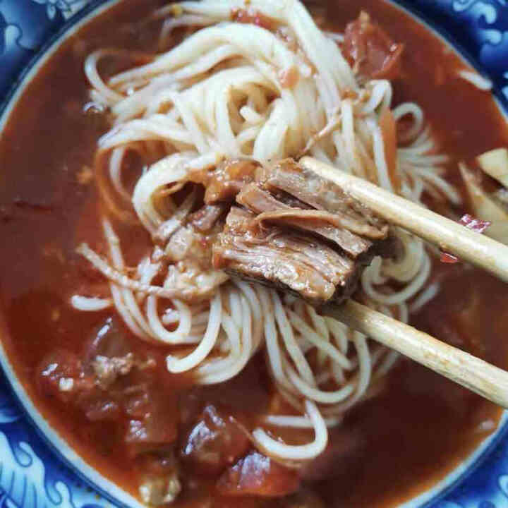 小香妹 番茄牛肉面大块牛肉速食面非油炸川渝味微辣原汤面 番茄牛肉面*1盒装怎么样，好用吗，口碑，心得，评价，试用报告,第4张