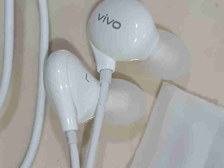 vivo 耳机原装正品手游弯头耳机带麦线控可调节音量适用IQOOProNeo3Z5xZ1Z6NEX XE900入耳式手机耳机,第4张