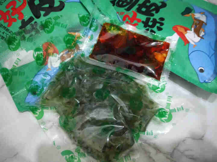 阿具泡椒鱼皮凉拌即食凉菜海藻鱼皮好冻香辣零食 海藻鱼皮冻香辣味200g*2袋怎么样，好用吗，口碑，心得，评价，试用报告,第3张