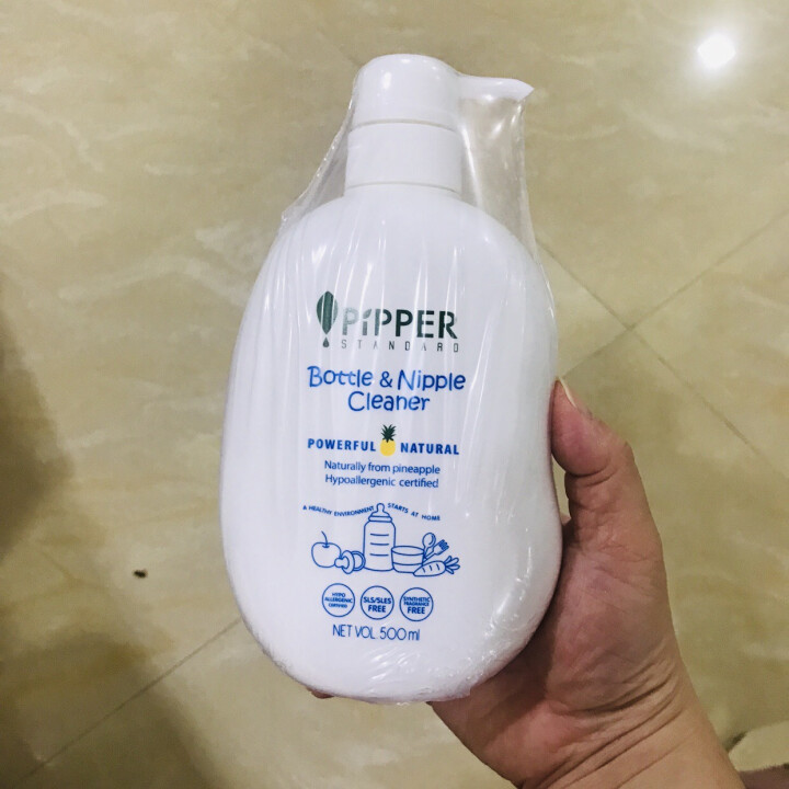 PIPPER 沛柏进口奶瓶奶嘴清洁剂植物酵素安全无化学添加婴儿奶瓶奶嘴清洁婴儿餐具蔬果清洁SGS认证 清洁剂奶瓶怎么样，好用吗，口碑，心得，评价，试用报告,第2张