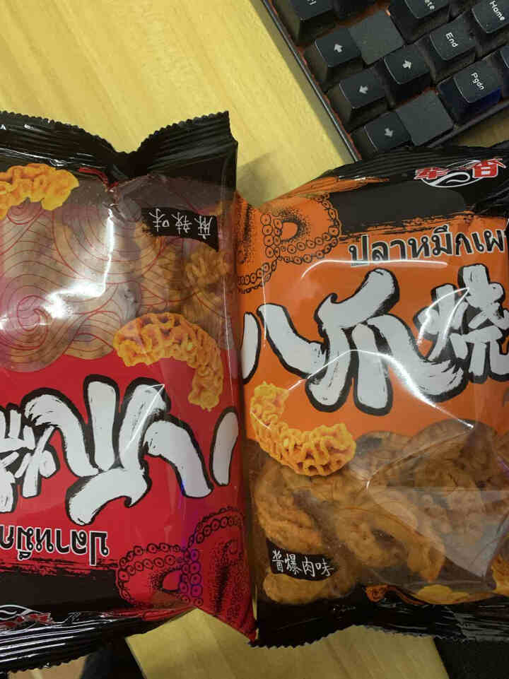 网红八爪烧8包麻辣零食小吃休闲食品办公室小时候的怀旧零食 麻辣味4包+酱爆肉味4包 46g*8怎么样，好用吗，口碑，心得，评价，试用报告,第2张