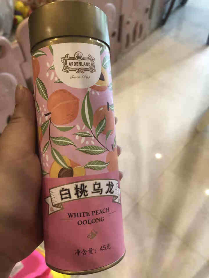 ARDENLAND白桃味乌龙茶袋泡茶叶袋装茶包小罐装送礼一袋一泡45g单罐 45g怎么样，好用吗，口碑，心得，评价，试用报告,第2张