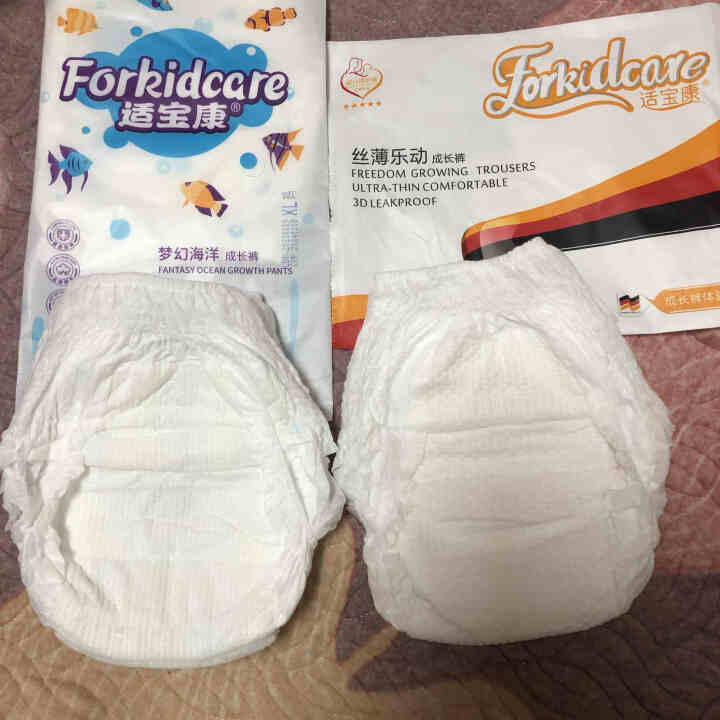 适宝康·Forkidcare 梦幻海洋成长裤试用装XL码*4片 适合12,第3张