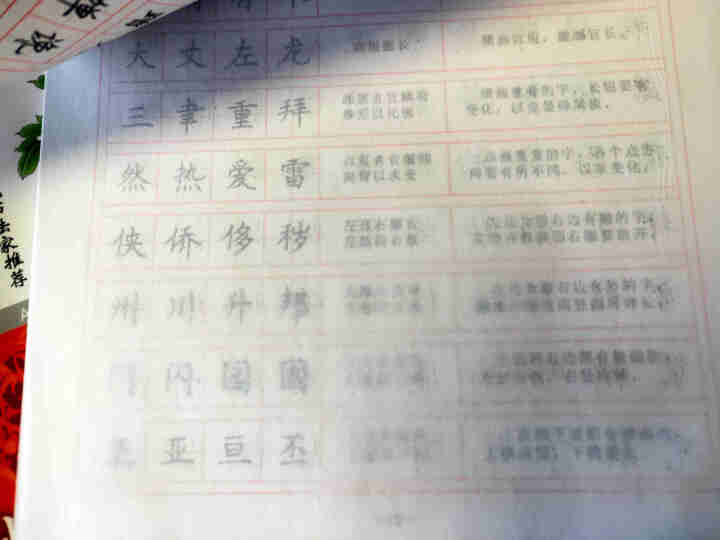 【随机一册】楷书字帖 硬笔楷书临摹字帖入门基础训练 小学生中学生书法教程教材 随机一册怎么样，好用吗，口碑，心得，评价，试用报告,第4张