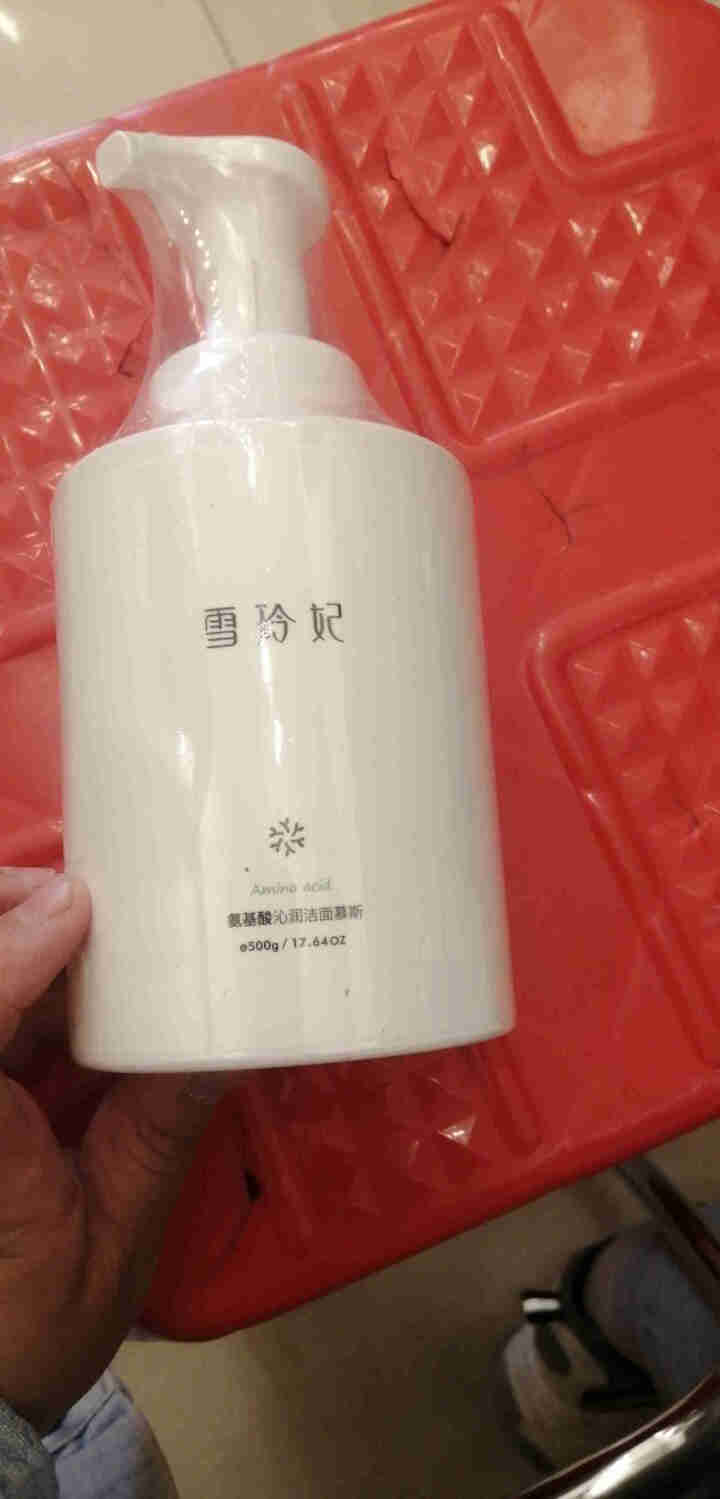 雪玲妃 泡沫型大瓶450g洁面乳氨基酸洗面奶 补水保湿控油不紧绷 温和清洁 滋润护肤化妆品男女士怎么样，好用吗，口碑，心得，评价，试用报告,第2张