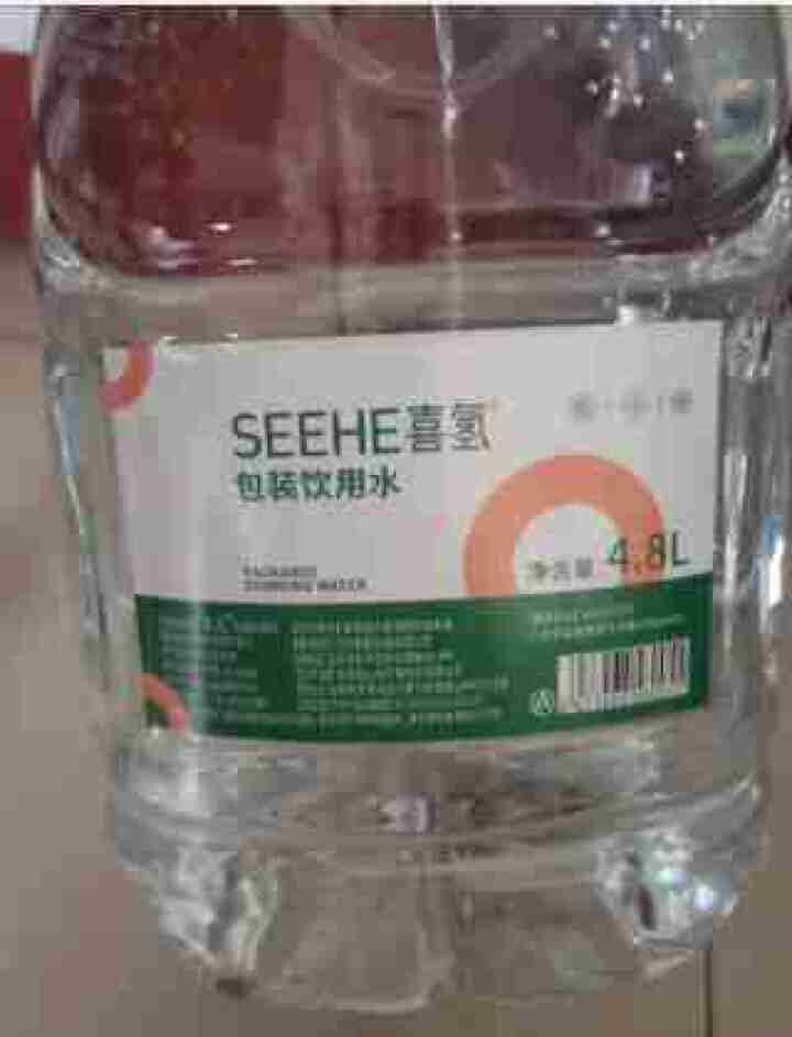 SeeHe喜氢4.8L*4桶*2件装含氢饮用水富氢水水素水弱碱性家庭装 单桶装怎么样，好用吗，口碑，心得，评价，试用报告,第4张