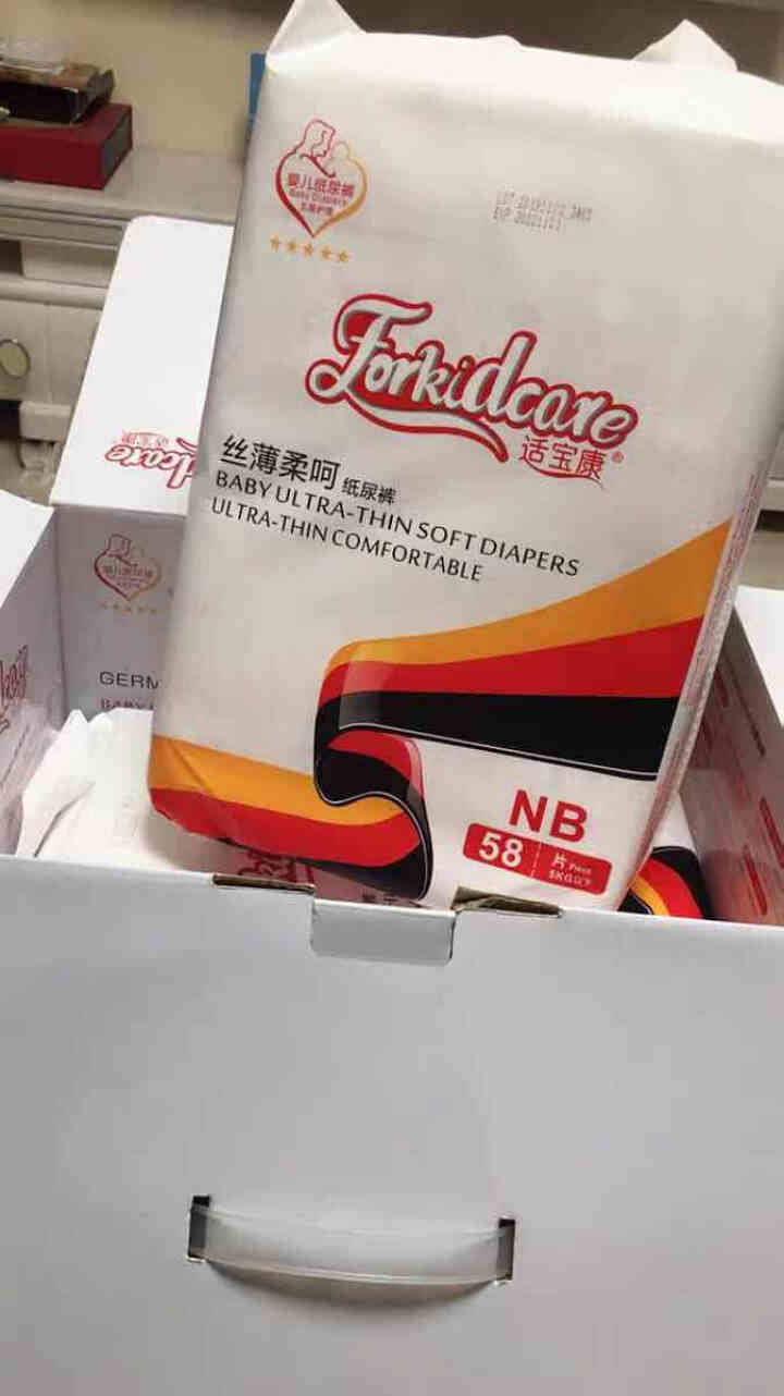 适宝康·Forkidcare 丝薄柔呵纸尿裤试用装M码*4片 适合6,第4张