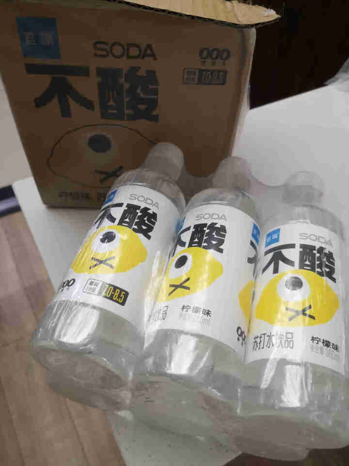 宜简苏打水无汽不酸地中海清香柠檬味量贩装饮品饮料360ml*6瓶 地中海柠檬味 360ml*6瓶怎么样，好用吗，口碑，心得，评价，试用报告,第2张