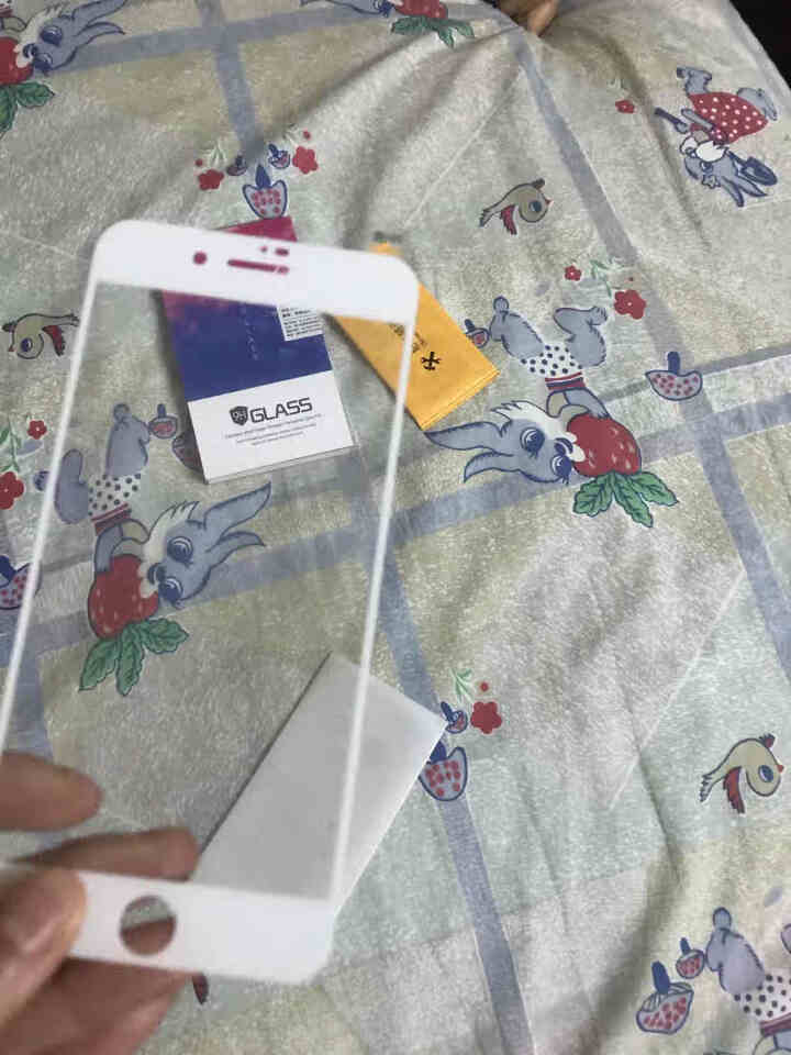 汉牌 苹果iPhone6s/7/8 plus钢化膜全屏覆盖丝印三强硬边防爆手机膜 5.5英寸,第4张