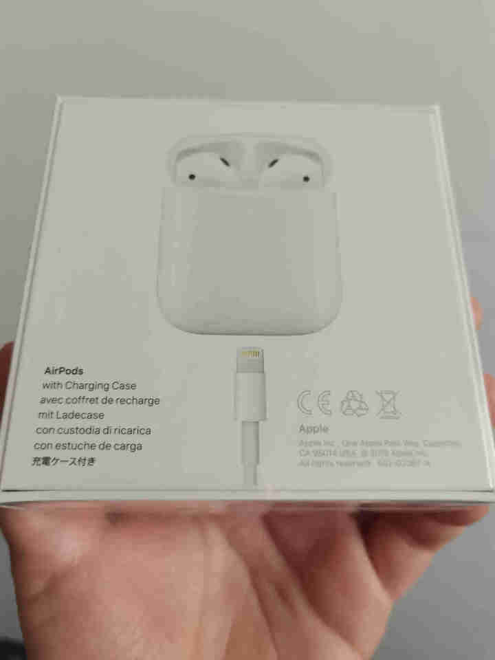 苹果（Apple） Apple   Apple AirPods2代无线蓝牙入耳式运动iPhone耳机 AirPods  2代【有线充电盒版】怎么样，好用吗，口碑,第2张