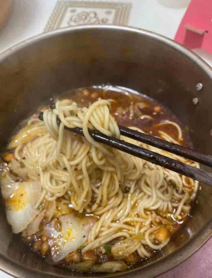 想念挂面 重庆小面 3盒6人份 麻辣拌面 方便食品 学生 速食 面条 非油炸方便怎么样，好用吗，口碑，心得，评价，试用报告,第2张