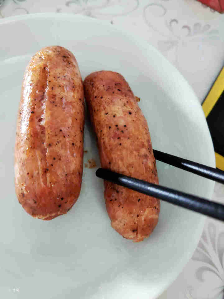 鲸享 火山石烤肠 台式纯肉地道肠 热狗肠 猪肉烤肠 烧烤食材原味烤肠 黑胡椒烤肠 黑胡椒烤肠两根试吃装（猪肉） 一包尝鲜装怎么样，好用吗，口碑，心得，评价，试用,第2张