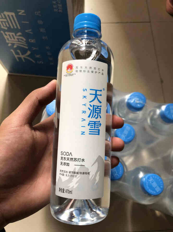 天源雪 克东苏打水 无糖无汽 尿酸高饮用苏打弱碱水 备孕饮用水 470ML*15怎么样，好用吗，口碑，心得，评价，试用报告,第4张