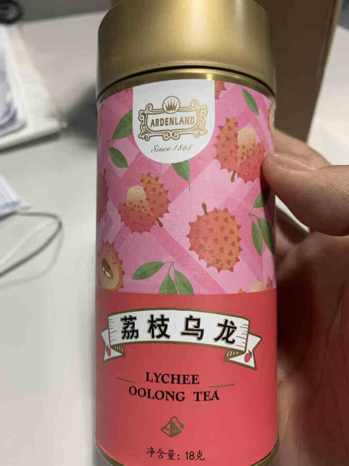 ARDENLAND荔枝味乌龙茶袋泡茶叶袋装茶包罐装送礼18g 1罐荔枝口味怎么样，好用吗，口碑，心得，评价，试用报告,第2张