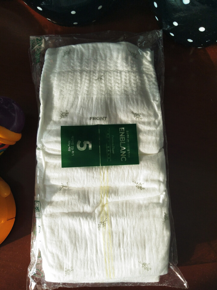 Enblanc安固拉婴儿尿不湿 超薄干爽纸尿裤韩国进口 XL码 13kg以上 试用装 2片怎么样，好用吗，口碑，心得，评价，试用报告,第2张