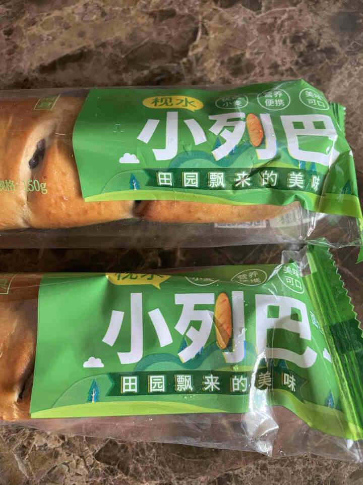 【预售】田园盛态 早餐营养面包 俄罗斯风味小列巴 红豆夹心全麦面包 休闲小零食 牛奶伴侣 原味小列巴150g,第2张