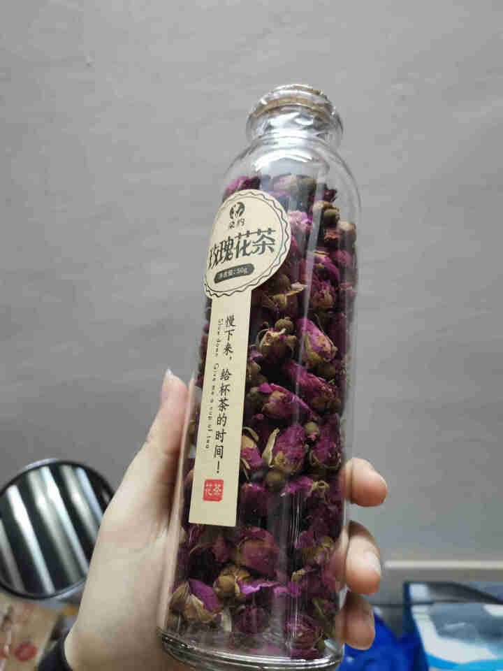 【发3罐共150克】朵约玫瑰花茶 重瓣玫瑰花干花泡茶水平阴干玫瑰花朵花草茶3罐装怎么样，好用吗，口碑，心得，评价，试用报告,第2张