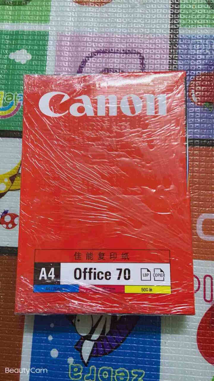 佳能（Canon）原装A4打印纸复印办公学生家用70克80g打印白纸草稿纸散装100张/500张/包 佳能复印纸70g（一本/500页）怎么样，好用吗，口碑，心,第2张