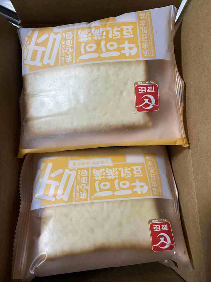 正宗友臣牛可可豆乳/紫米夹心吐司面包400g袋装整箱营养早餐学生休闲零食小吃夜宵 友臣豆乳夹心吐司怎么样，好用吗，口碑，心得，评价，试用报告,第2张